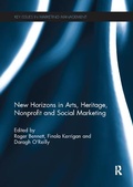 Cover: New Horizons in Arts, Heritage, Nonprofit and Social Marketing - Routledge