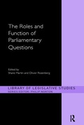 Cover: The Roles and Function of Parliamentary Questions - Routledge