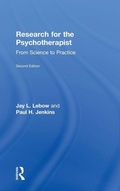 Cover: Research for the Psychotherapist - Routledge