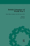 Cover: British Literature of World War I, Volume 3 - Routledge