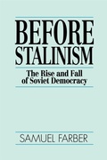 Cover: Before Stalinism - Verso Books