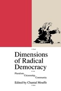 Cover: Dimensions of Radical Democracy - Verso Books