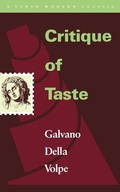 Cover: Critique of Taste - Verso Books