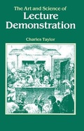 Bild: The Art and Science of Lecture Demonstration - Institute of Physics Publishing