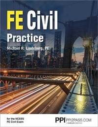 Abbildung von: Ppi Fe Civil Practice - Comprehensive Practice for the Ncees Fe Civil Exam - PROFESSIONAL PUBLICATIONS INC