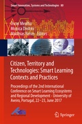 Cover: Citizen, Territory and Technologies: Smart Learning Contexts and Practices - Springer
