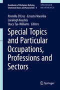 Cover: Special Topics and Particular Occupations, Professions and Sectors - Springer