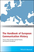 Cover: The Handbook of European Communication History - Wiley