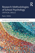 Cover: Research Methodologies of School Psychology - Routledge