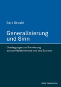 Cover: Generalisierung und Sinn - Herbert von Halem Verlag