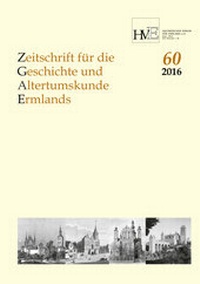 Abbildung von: Zeitschrift für die Geschichte und Altertumskunde Ermlands,Band 60-2016 - Aschendorff