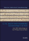 Cover: C. P. E. Bach und Hamburg - Georg Olms Verlag