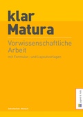 Cover: klar_Matura Vorwissenschaftliche Arbeit - Jugend & Volk