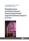 Cover: Metadiscourse in Written Genres: Uncovering Textual and Interactional Aspects of Texts - Peter Lang Verlag