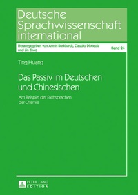 Abbildung von: Das Passiv im Deutschen und Chinesischen - Peter Lang Verlag