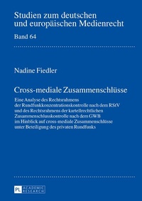 Abbildung von: Cross-mediale Zusammenschlüsse - Peter Lang Verlag