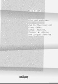 Cover: Hier und anderswo - Kulturverlag Kadmos Berlin