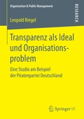 Cover: Transparenz als Ideal und Organisationsproblem - Springer VS