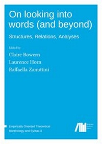 Enlarge image Cover: On looking into words (and beyond) - Freie Universität Berlin Universitätsbibliothek