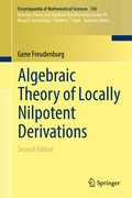 Cover: Algebraic Theory of Locally Nilpotent Derivations - Springer