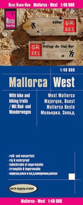 Abbildung von: Reise Know-How Rad- und Wanderkarte Mallorca West (1:40.000) - Reise Know-How Verlag Peter Rump GmbH