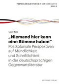 Cover: "Niemand hier kann eine Stimme haben" - Aisthesis