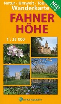 Abbildung von: Wanderkarte Fahner Höhe - grünes herz