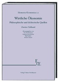 Cover: Wirtliche &Ouml;konomie - Traugott Bautz