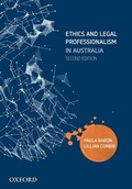 Cover: Ethics and Legal Professionalism in Australia - OUP Australia and New Zealand