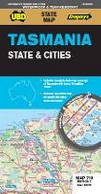 Abbildung von: Tasmania State & Cities Map 719 7th ed (waterproof) - UBD Gregory's