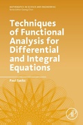 Cover: Techniques of Functional Analysis for Differential and Integral Equations - Academic Press