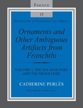 Cover: Ornaments and Other Ambiguous Artifacts from Franchthi - Indiana University Press