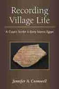 Cover: Recording Village Life - The University of Michigan Press