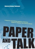 Cover: Paper and Talk - Aboriginal Studies Press