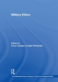 Cover: Military Ethics - Routledge