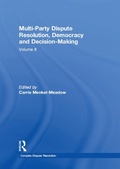 Abbildung von: Multi-Party Dispute Resolution, Democracy and Decision-Making - Routledge