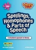 Cover: Spellings, Homophones, Suffixes & Prefixes Year 4 Term 3 - Egon Publishers Ltd