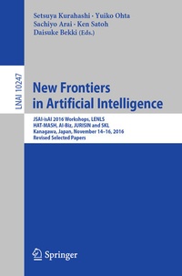 Enlarge image Cover: New Frontiers in Artificial Intelligence - Springer