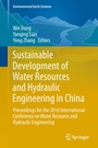 Cover: Sustainable Development of Water Resources and Hydraulic Engineering in China - Springer
