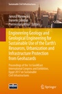 Cover: Engineering Geology and Geological Engineering for Sustainable Use of the Earth's Resources, Urbanization and Infrastructure Protection from Geohazards - Springer