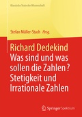 Cover: Richard Dedekind - Springer Spektrum