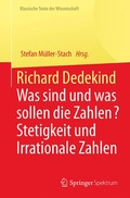 Cover: Richard Dedekind - Springer Spektrum