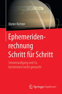 Abbildung von: Ephemeridenrechnung Schritt für Schritt - Springer Spektrum