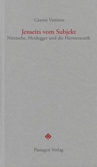 Enlarge image Cover: Jenseits vom Subjekt - Passagen
