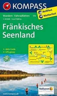Abbildung von: KOMPASS Wanderkarte Fränkisches Seenland - KOMPASS-Karten