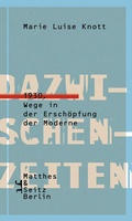 Cover: Dazwischenzeiten - Matthes & Seitz Berlin