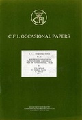 Cover: Wood Density Variation in Plantation-Grown Pinus Patula from Viphya Plateau, Malawi - Oxford Forestry Institute