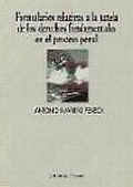 Abbildung von: Formularios relativos a la tutela de los derechos fundamentales en el proceso penal - Editorial Comares
