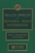 Cover: Municipal Waste Incineration & Human Health - CRC Press