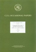 Cover: International Working Group on Determination of Age and Growth Rate in Tropical Trees - Oxford Forestry Institute